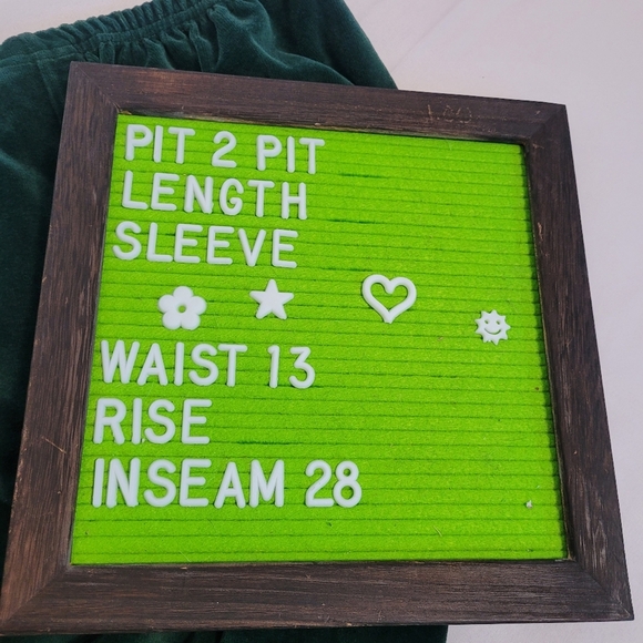 NFL Greenbay Packers VTG Green Velour Pullon On Pants Size Medium - Picture 7 of 7